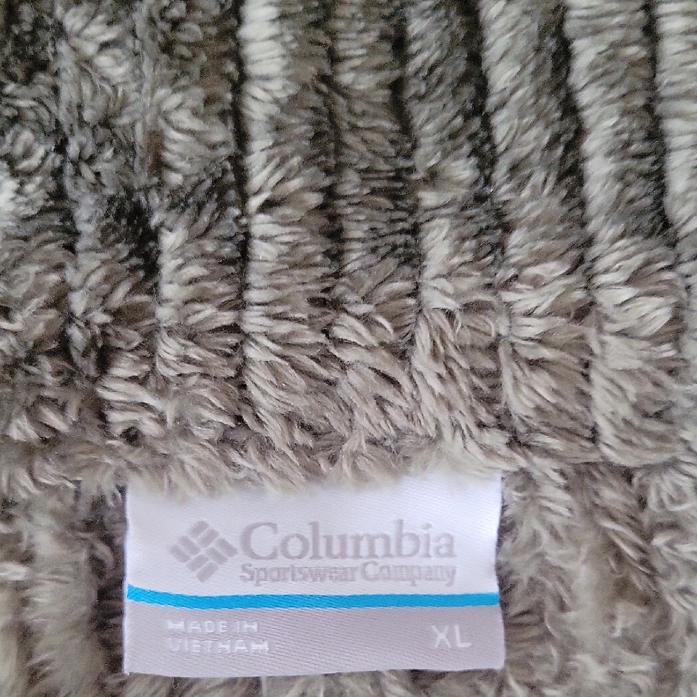 Columbia Gray Fleece Jacket XL